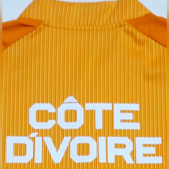 Nike 2022 Pro Elite Ivory Coast Cote D'ivoire Team Half Zip Sz L Men CK3469-812 - Picture 5 of 10